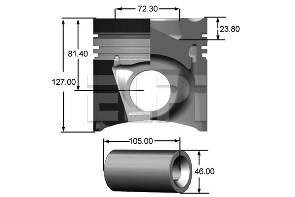 Piston LP181 3033 STD ELPI